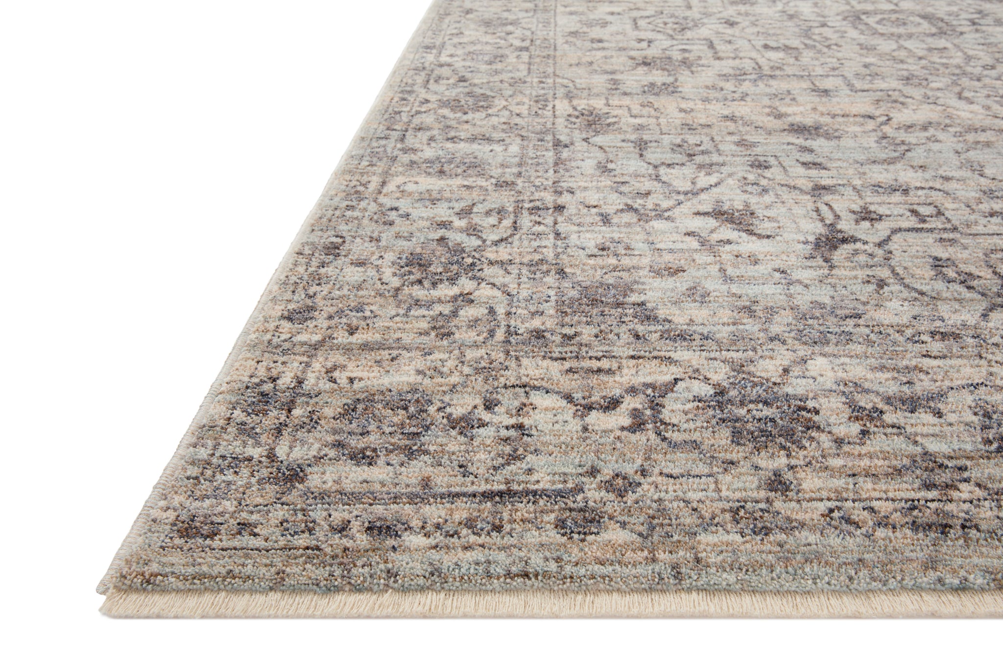 Sorrento Mist / Charcoal shown from a different angle to reveal its pattern.