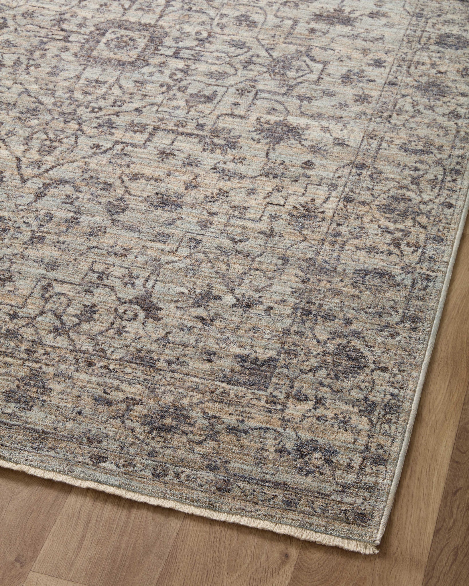 Sorrento Mist / Charcoal shown from a different angle to reveal its pattern.
