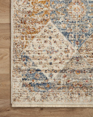 Sorrento Ivory / Multi shown from a different angle to reveal its pattern.