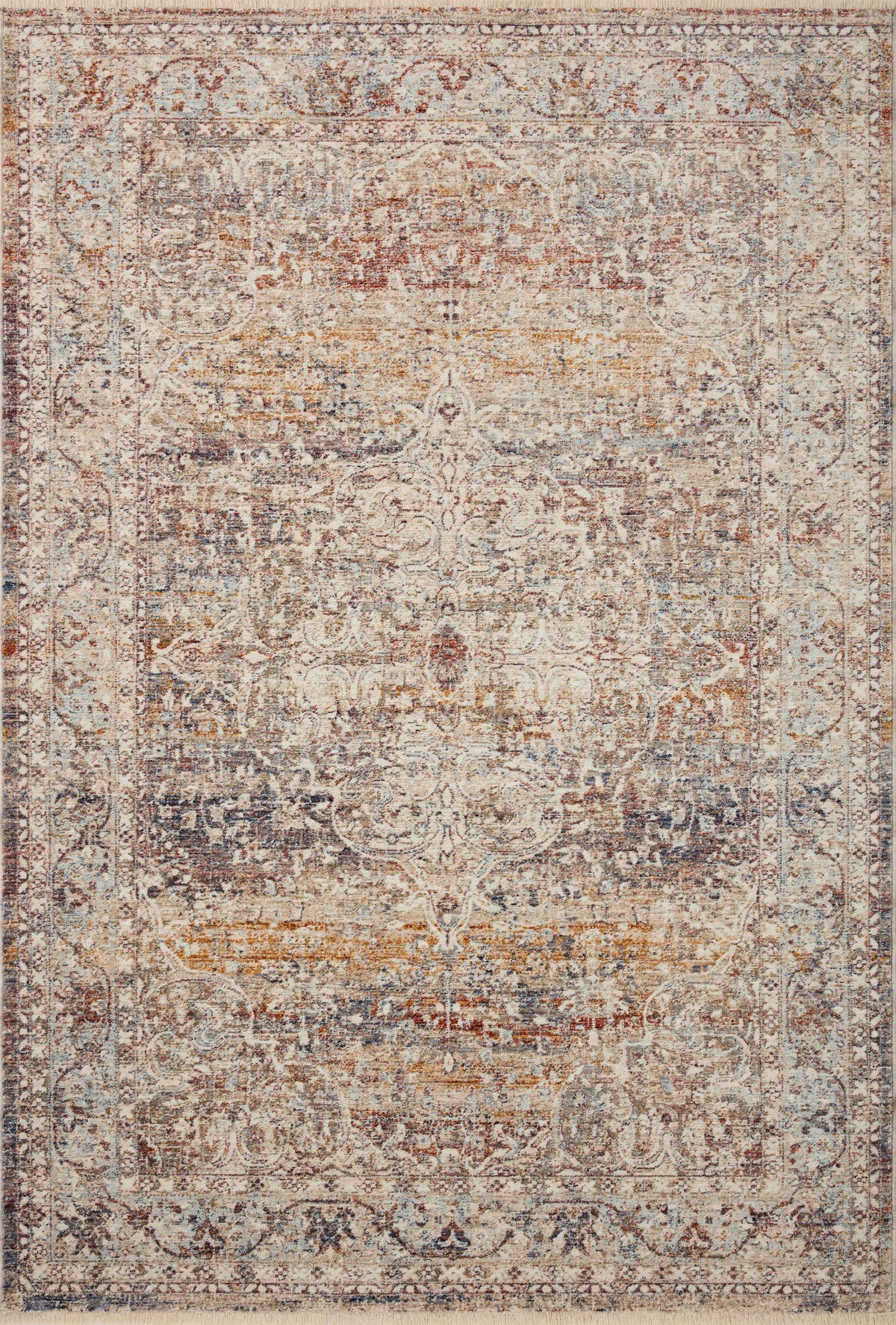 Sorrento Natural / Multi — a Loloi rug at Laurie Yapp Home.