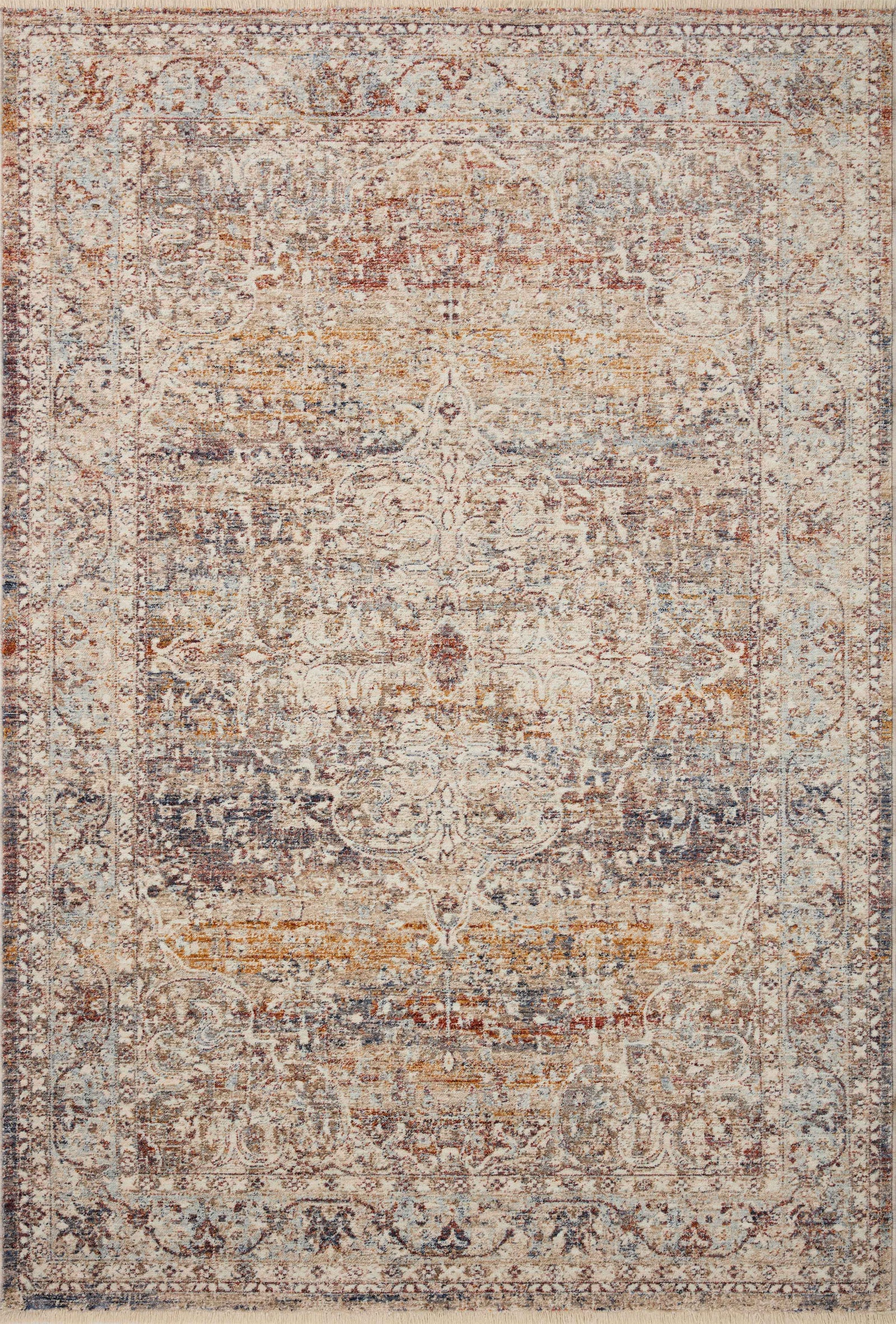 Sorrento Natural / Multi — a Loloi rug at Laurie Yapp Home.
