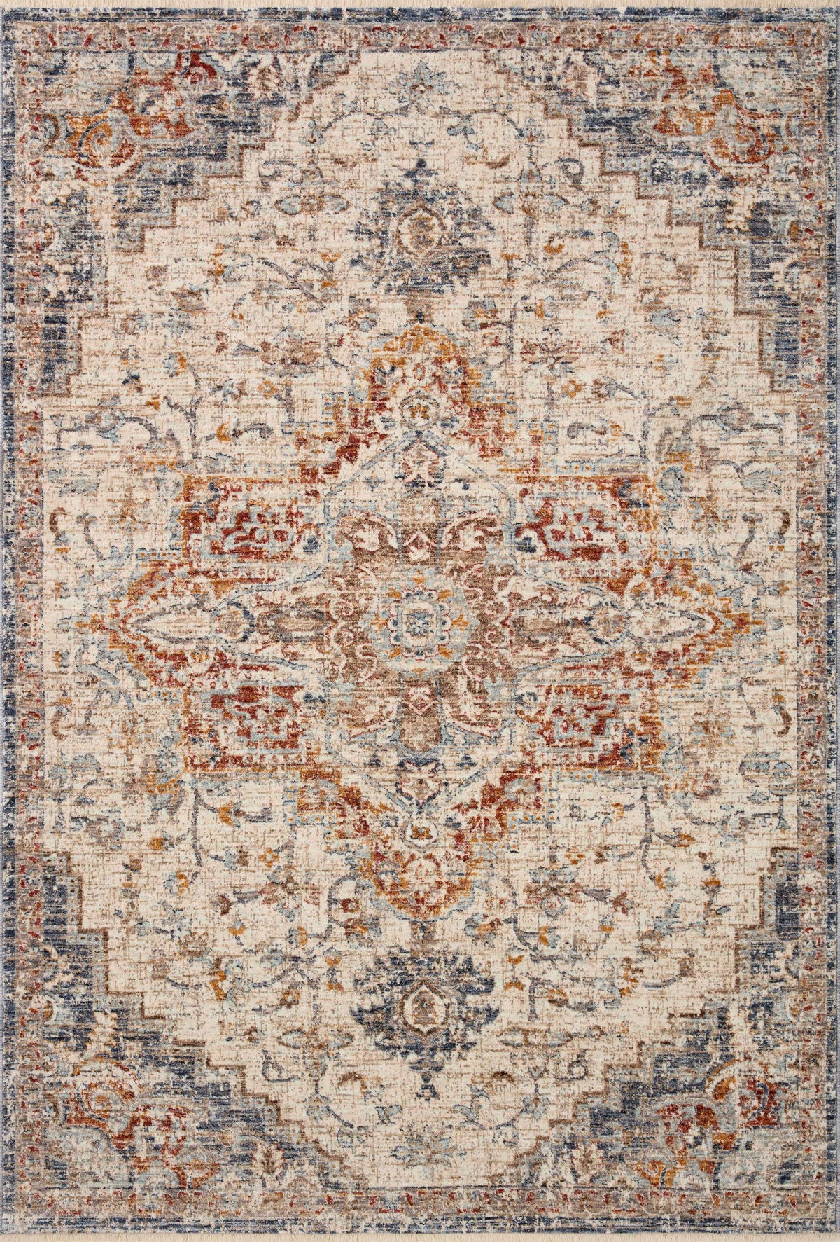 Sorrento Ivory / Fiesta — a Loloi rug at Laurie Yapp Home.