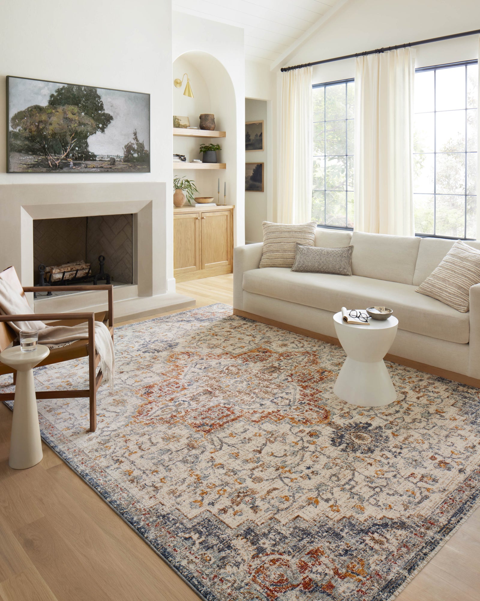 Sorrento Ivory / Fiesta — a Loloi rug at Laurie Yapp Home.