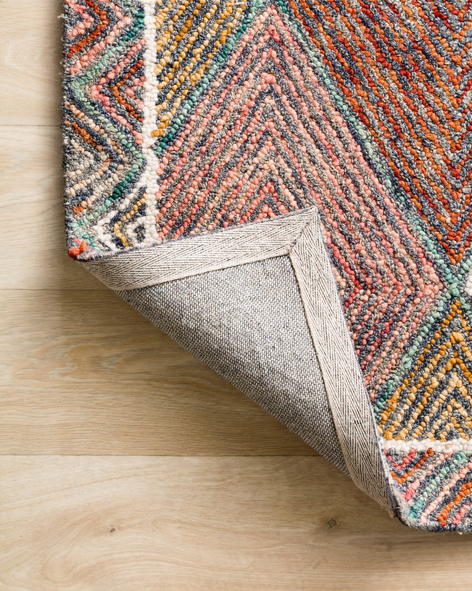 Spectrum Turquoise / Fiesta shown from a different angle to reveal its pattern.