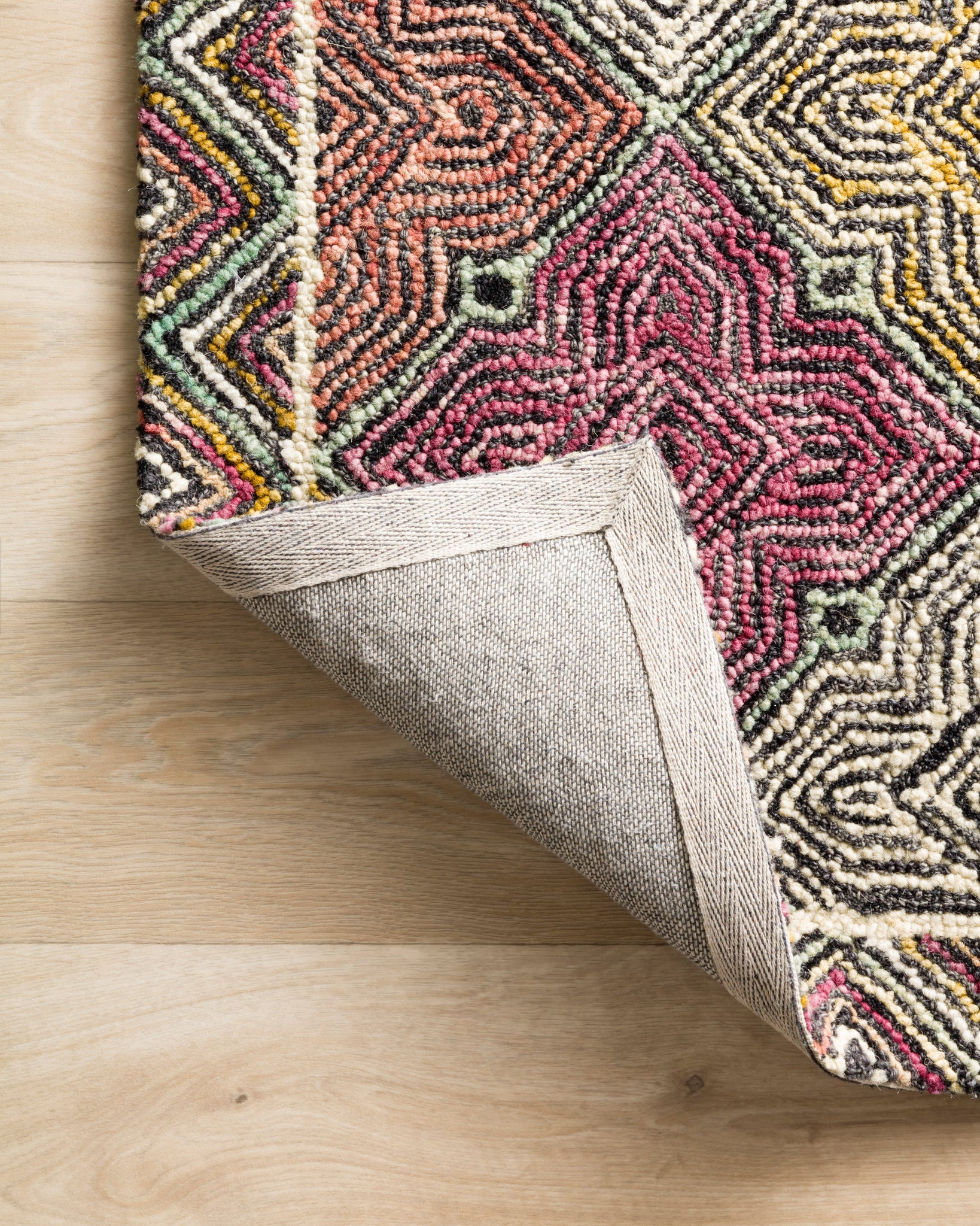 Spectrum Charcoal / Multi shown from a different angle to reveal its pattern.