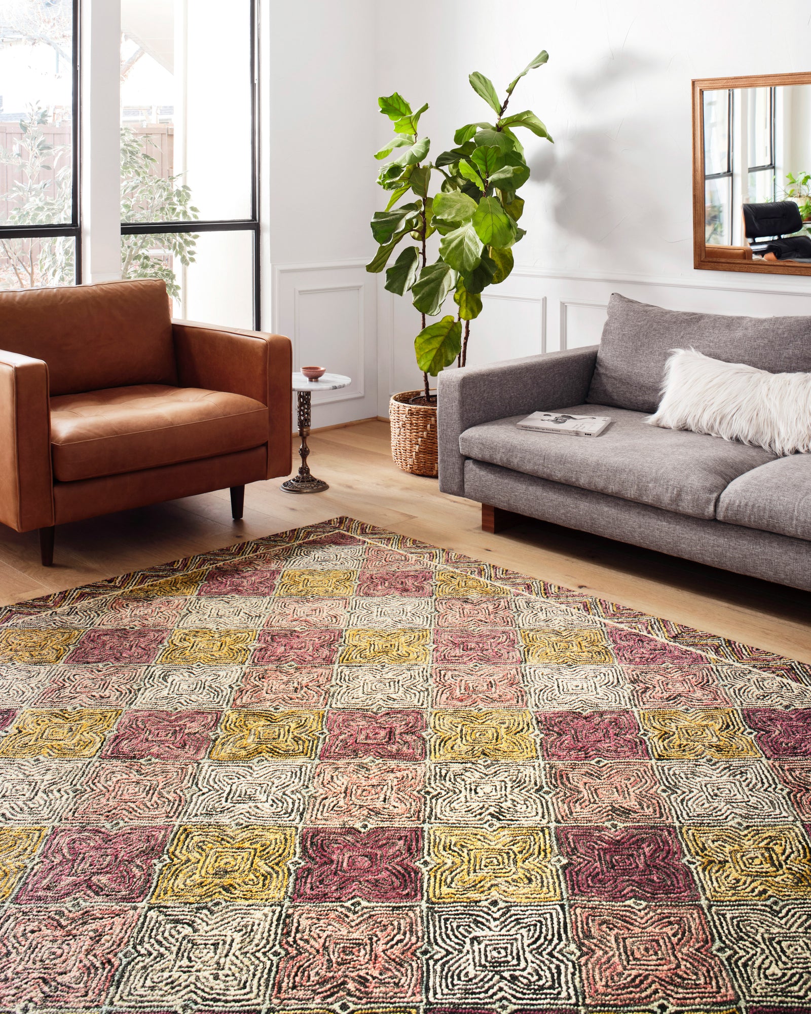 Spectrum Charcoal / Multi — a Loloi rug at Laurie Yapp Home.