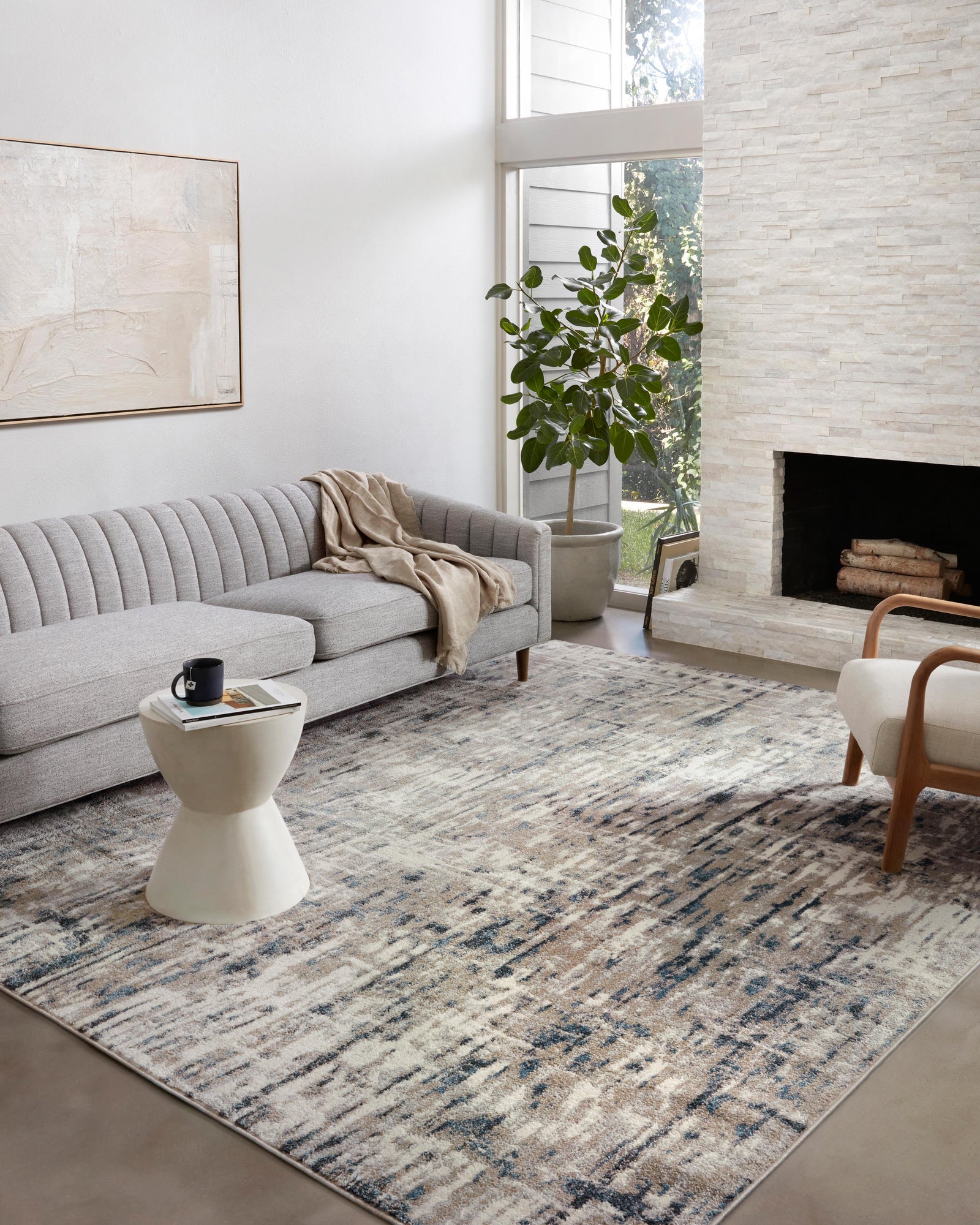 Spirit Stone / Blue — a Loloi rug at Laurie Yapp Home.