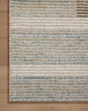 Close-up detail of the Stiles Tobacco / Lagoon showing its pile and weave.