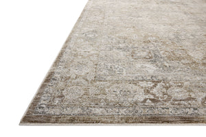 Tabitha Khaki / Slate shown from a different angle to reveal its pattern.