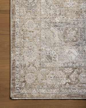 Tabitha Khaki / Slate shown from a different angle to reveal its pattern.