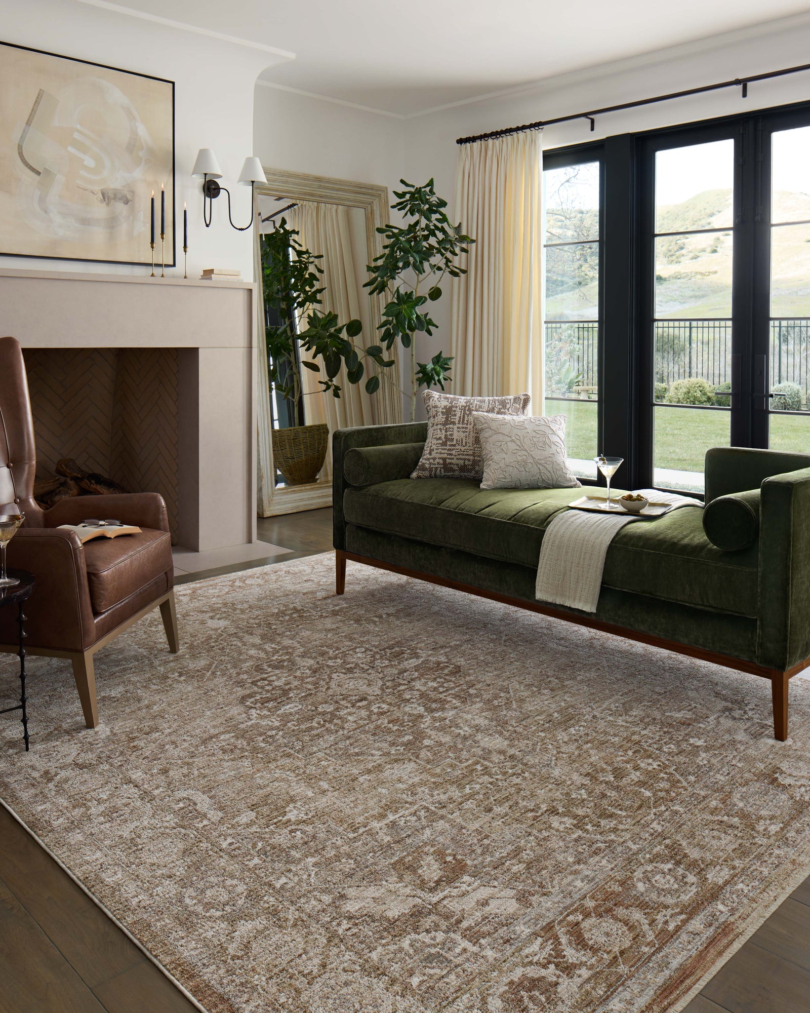 Tabitha Natural / Clay — a Loloi rug at Laurie Yapp Home.