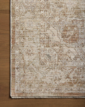 Tabitha Natural / Clay shown from a different angle to reveal its pattern.