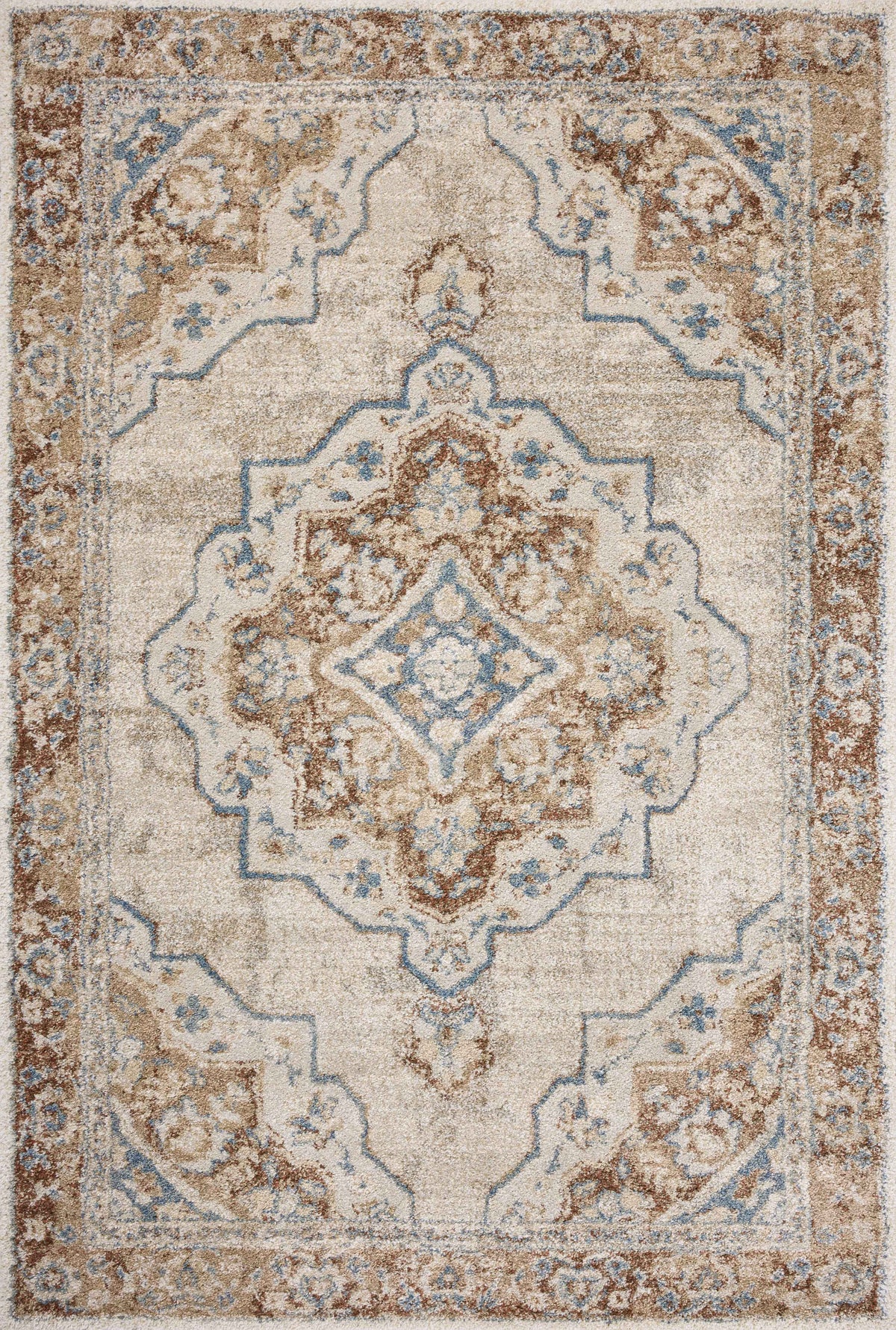 Tamryn Natural / Multi — a Loloi rug at Laurie Yapp Home.