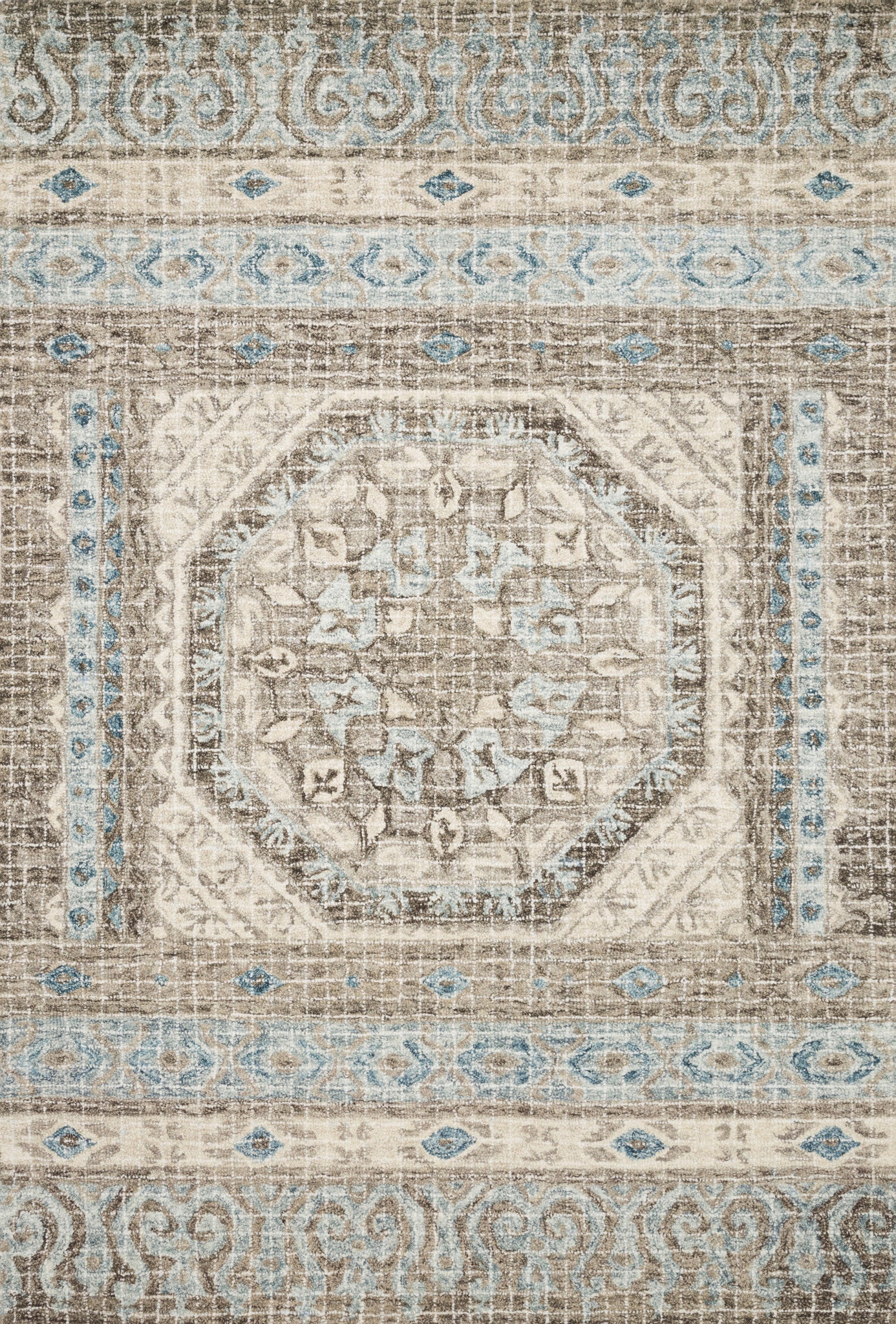 Tatum Stone / Blue — a Loloi rug at Laurie Yapp Home.