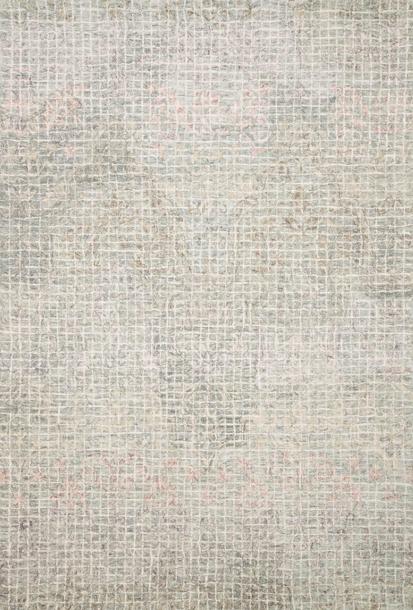 Tatum Grey / Blush — a Loloi rug at Laurie Yapp Home.