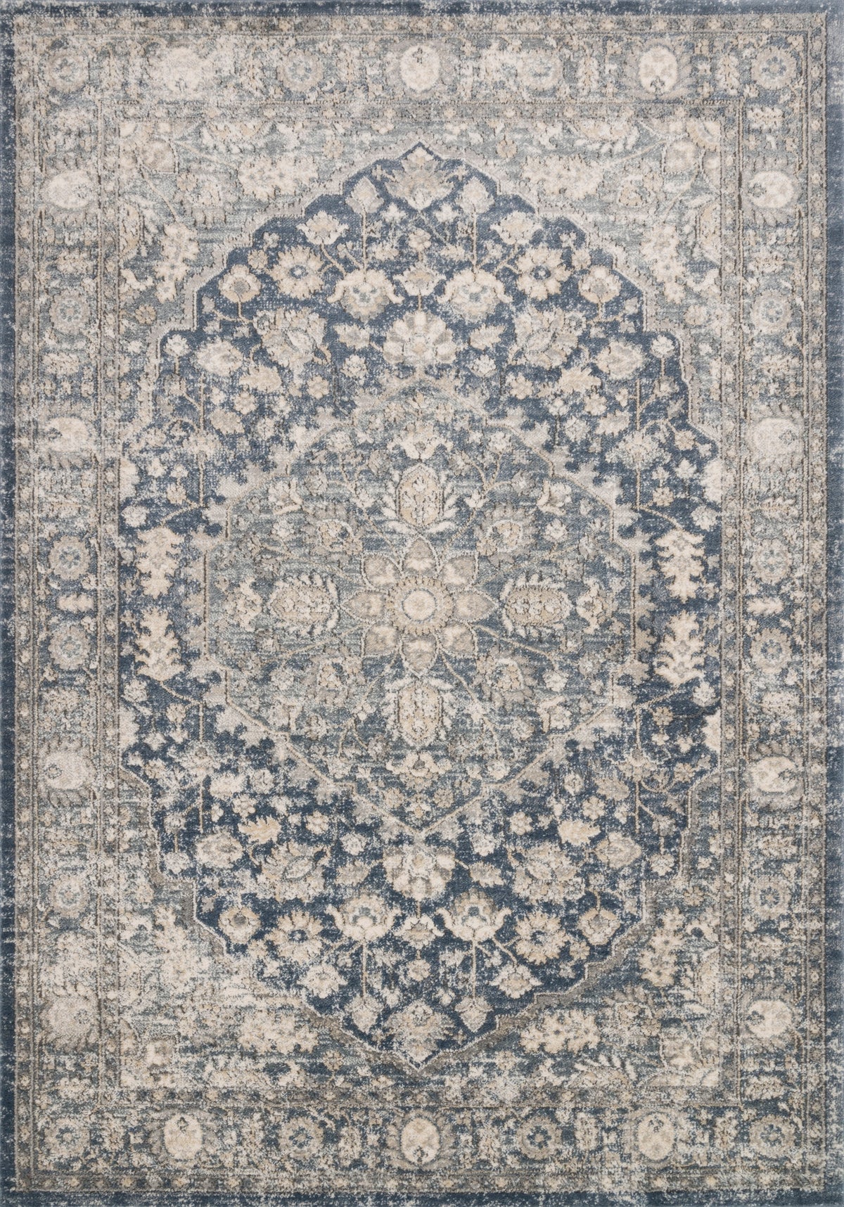 Teagan Denim / Mist — a Loloi rug at Laurie Yapp Home.