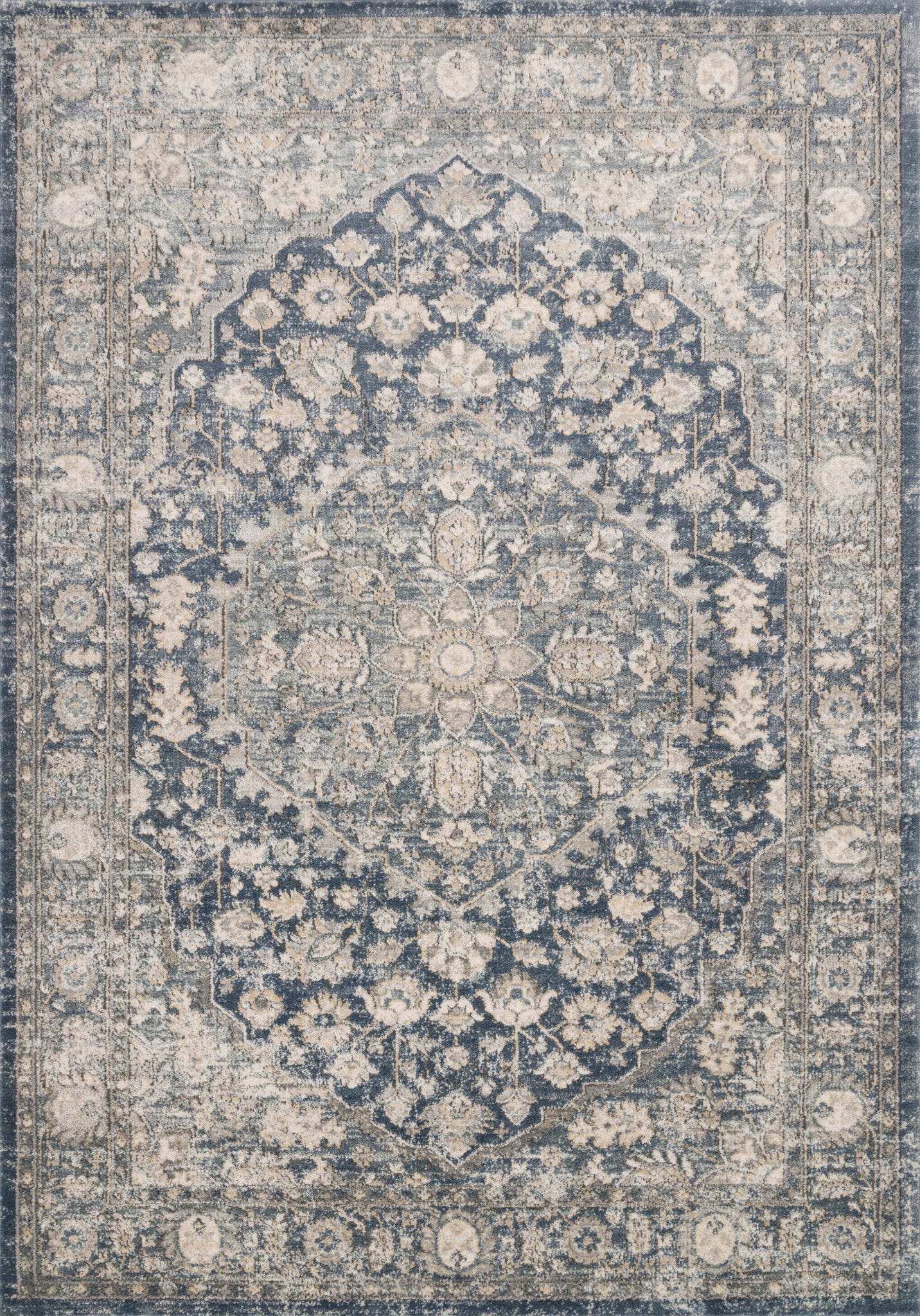 Teagan Denim / Mist — a Loloi rug at Laurie Yapp Home.
