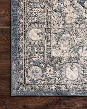 Teagan Denim / Mist shown from a different angle to reveal its pattern.