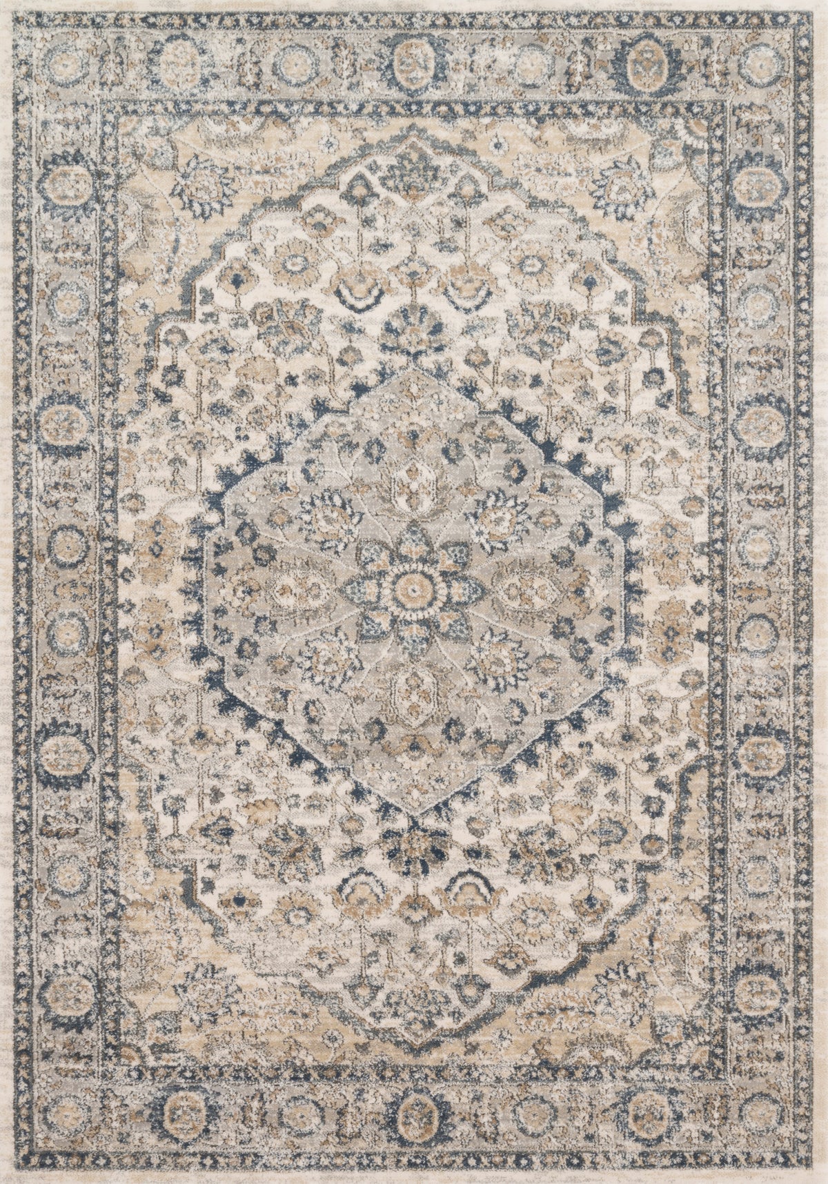 Teagan Natural / Lt. Grey — a Loloi rug at Laurie Yapp Home.