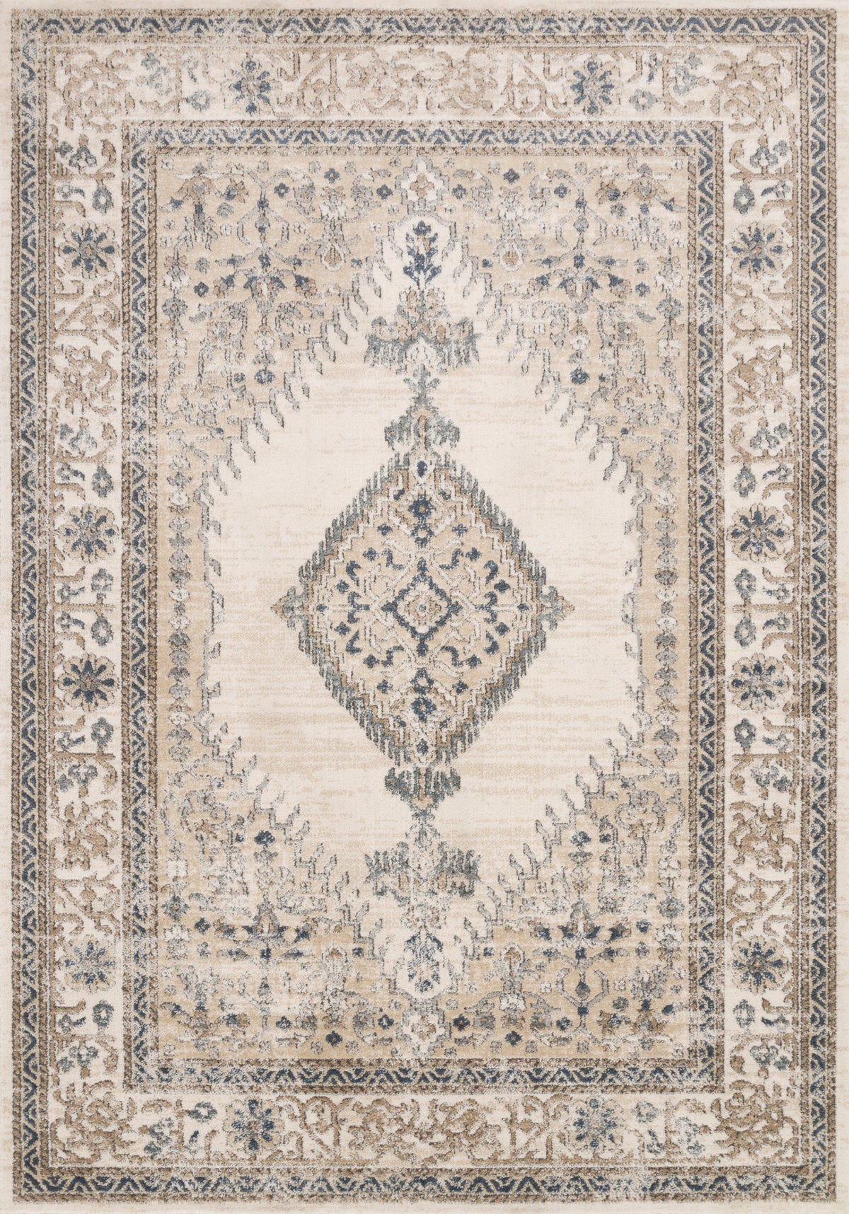 Teagan Oatmeal / Ivory — a Loloi rug at Laurie Yapp Home.