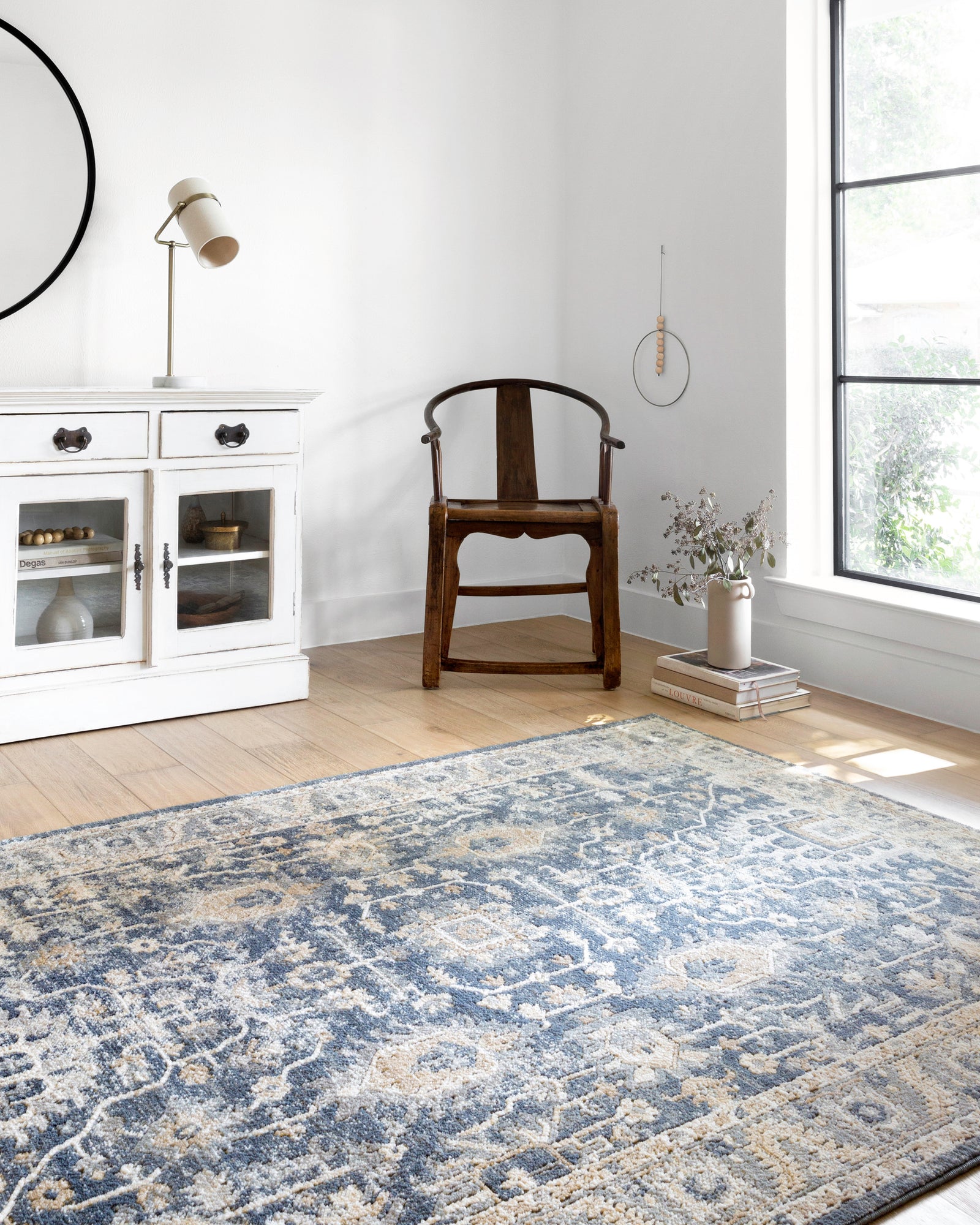 Teagan Denim / Pebble — a Loloi rug at Laurie Yapp Home.
