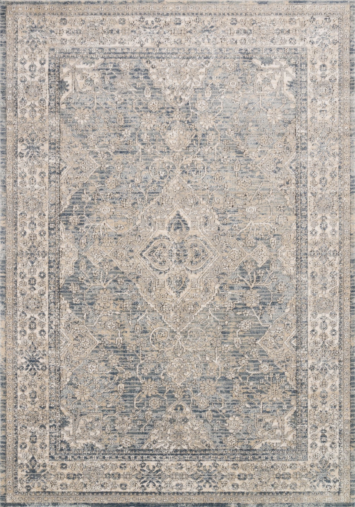 Teagan Sky / Natural — a Loloi rug at Laurie Yapp Home.