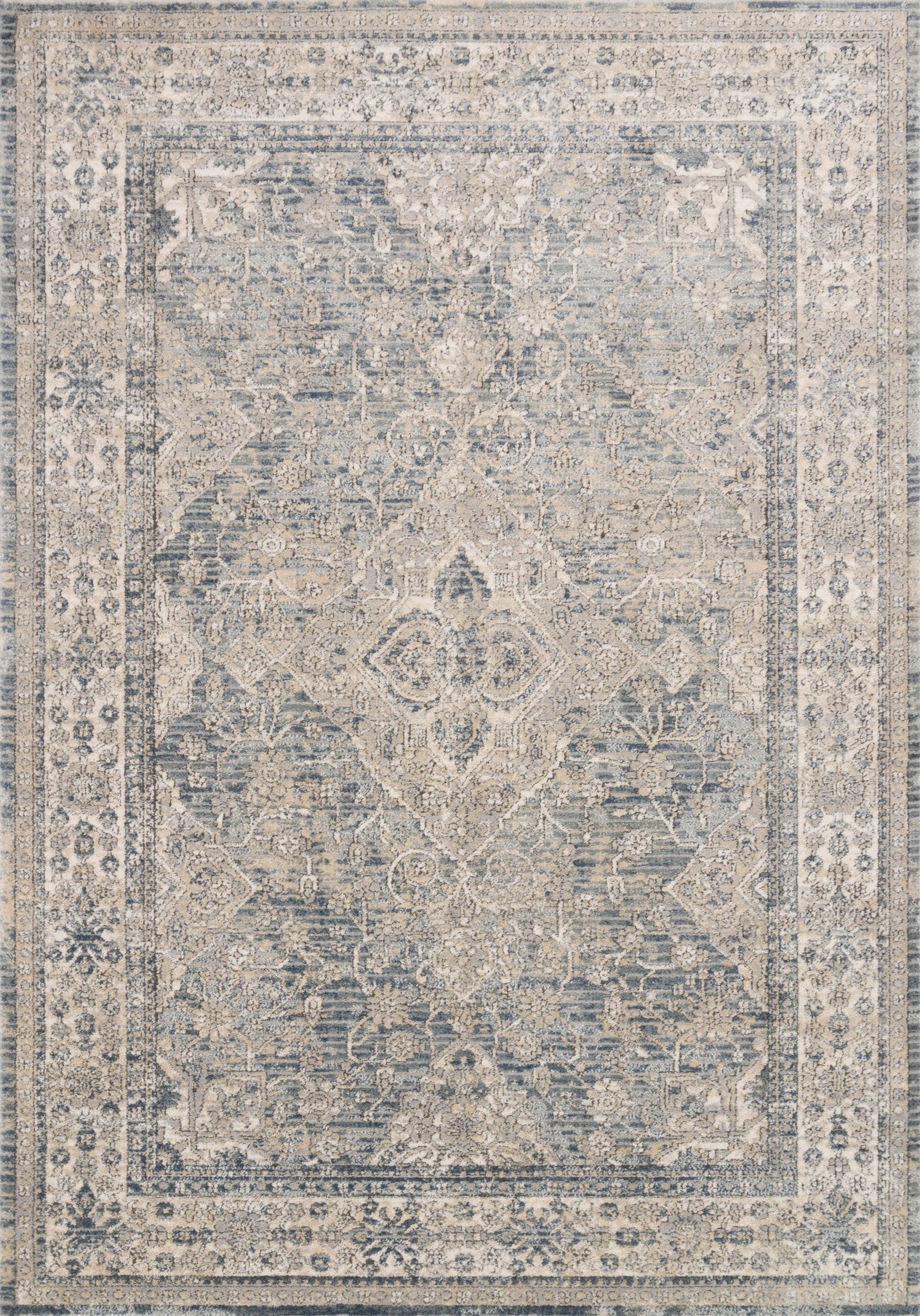 Teagan Sky / Natural — a Loloi rug at Laurie Yapp Home.