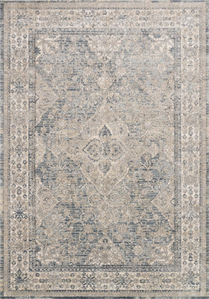 Teagan Sky / Natural — a Loloi rug at Laurie Yapp Home.