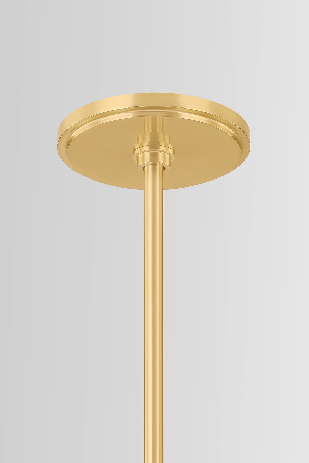 Tenafly Chandelier 72" in aged brass — a Hudson Valley chandelier for dining rooms, entries, and living rooms at Laurie Yapp Home.