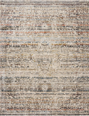 Theia Taupe / Multi — a Loloi rug at Laurie Yapp Home.