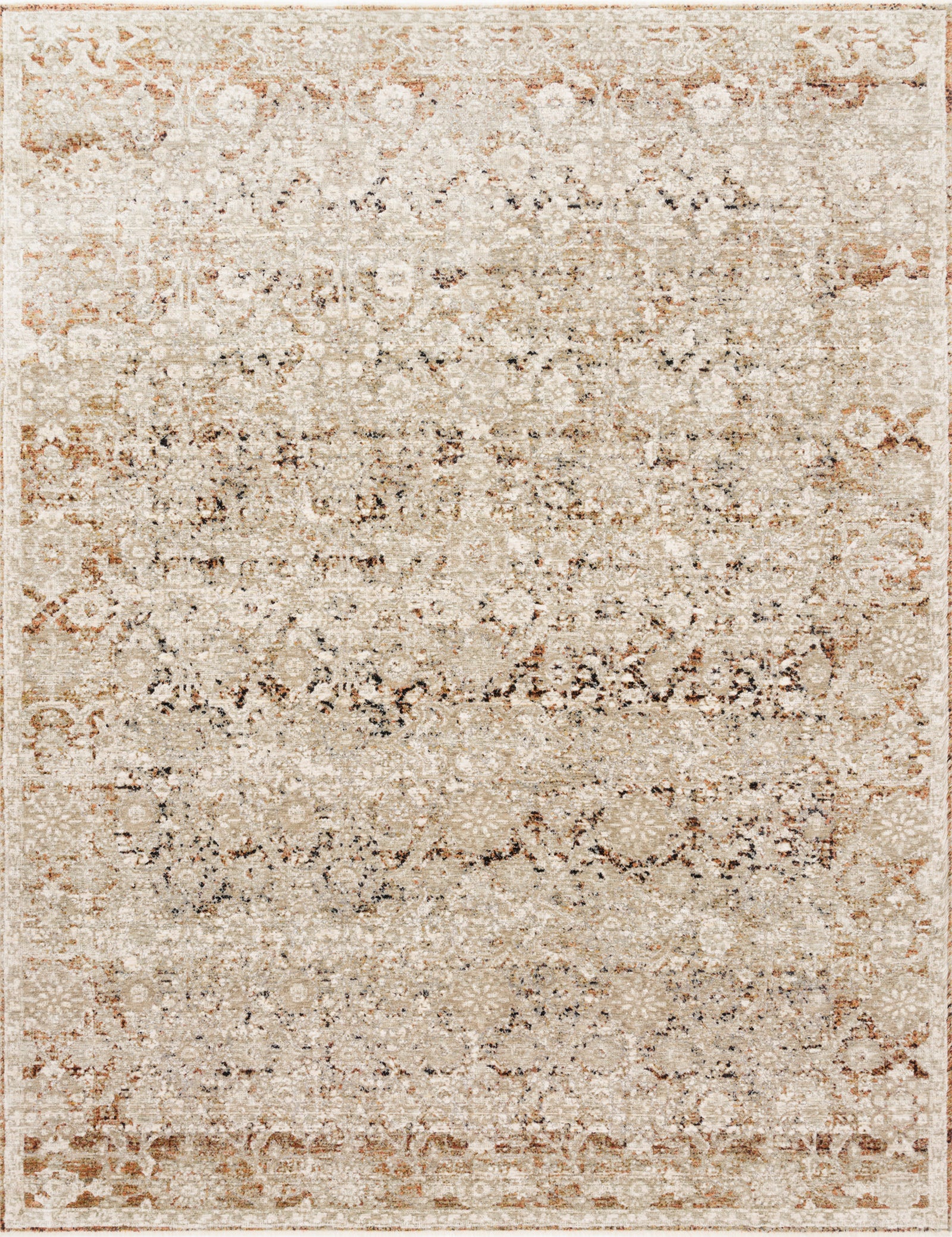 Theia Natural / Rust — a Loloi rug at Laurie Yapp Home.