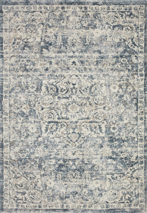 Theory Ivory / Blue — a Loloi rug at Laurie Yapp Home.