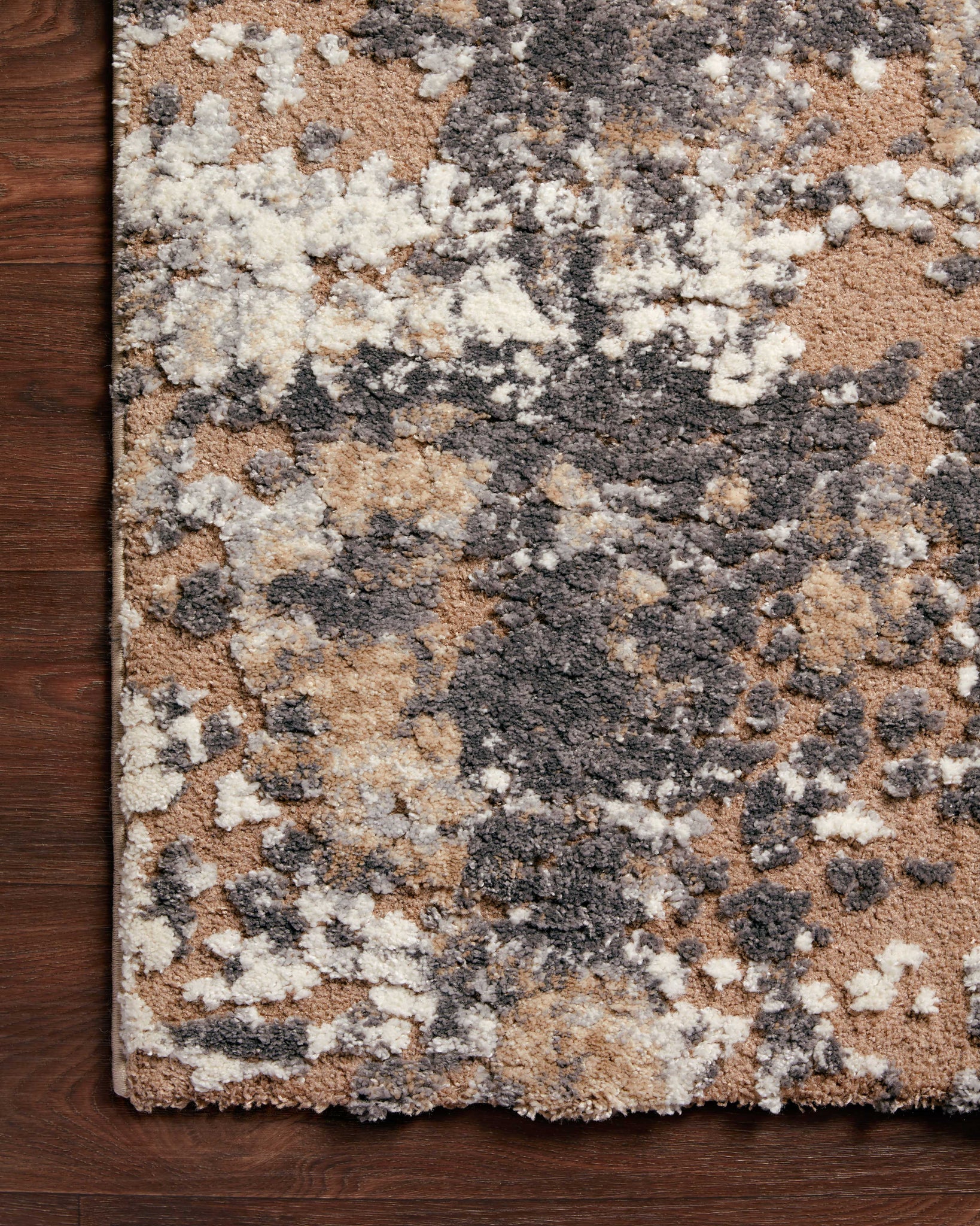 Theory Taupe / Grey (Pattern 1) shown from a different angle to reveal its pattern.