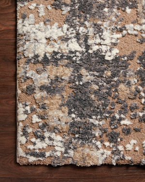 Theory Taupe / Grey (Pattern 1) shown from a different angle to reveal its pattern.