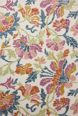 Tilly Ivory / Multi — a Loloi rug at Laurie Yapp Home.