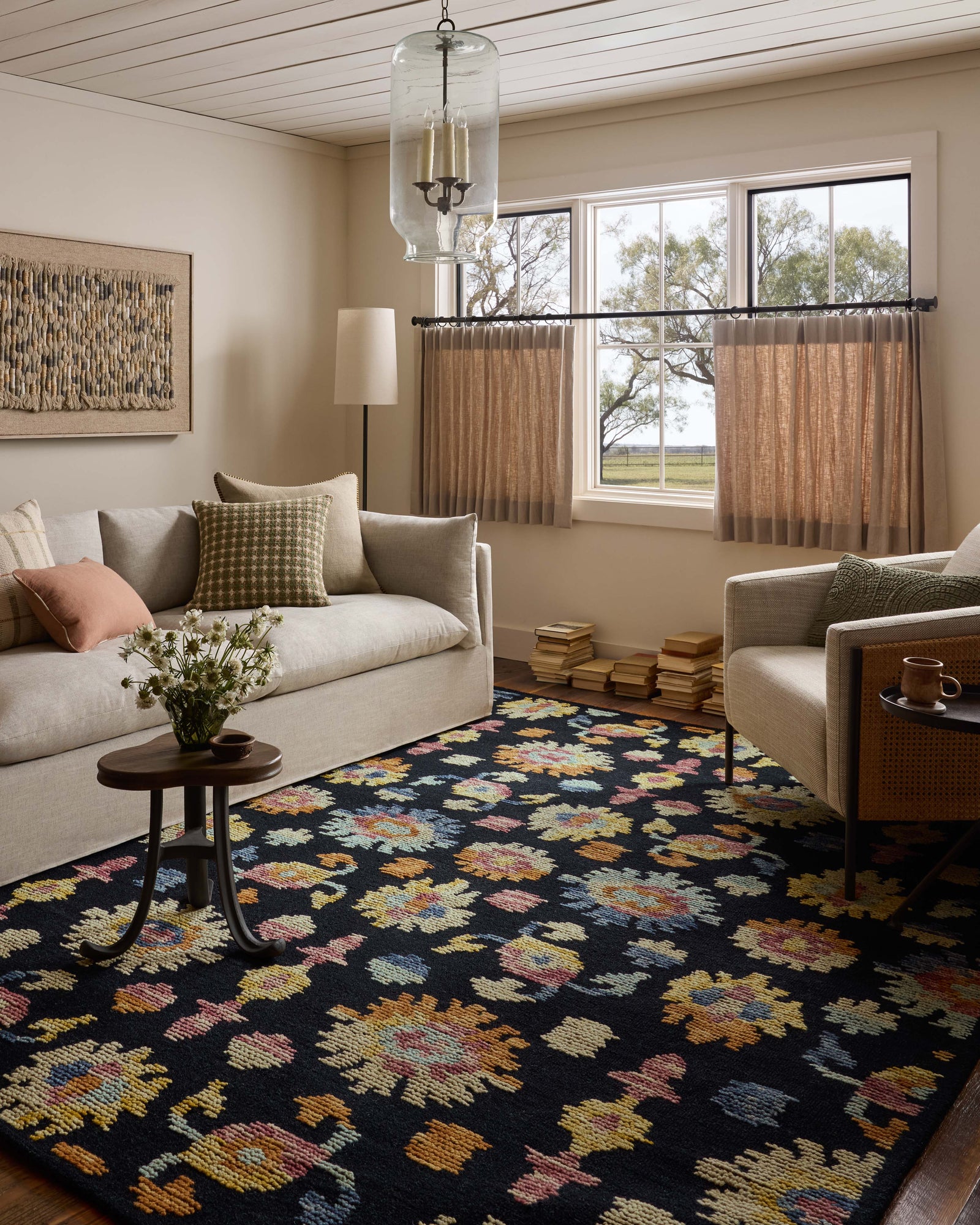 Tilly Midnight / Multi — a Loloi rug at Laurie Yapp Home.