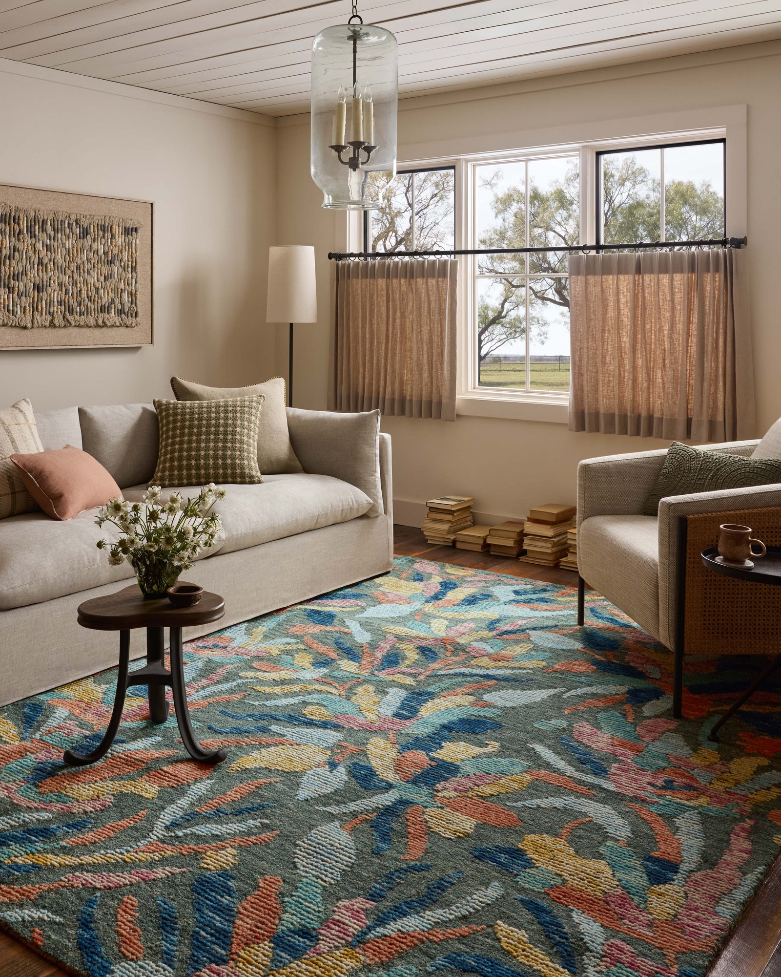 Tilly Green / Multi — a Loloi rug at Laurie Yapp Home.