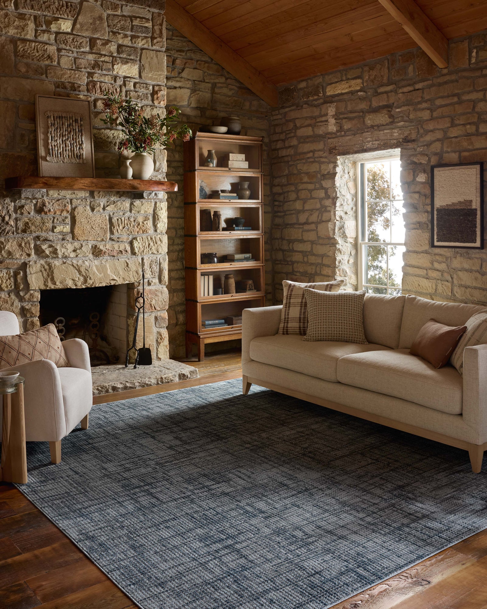 Townes Grey / Denim — a Loloi rug at Laurie Yapp Home.