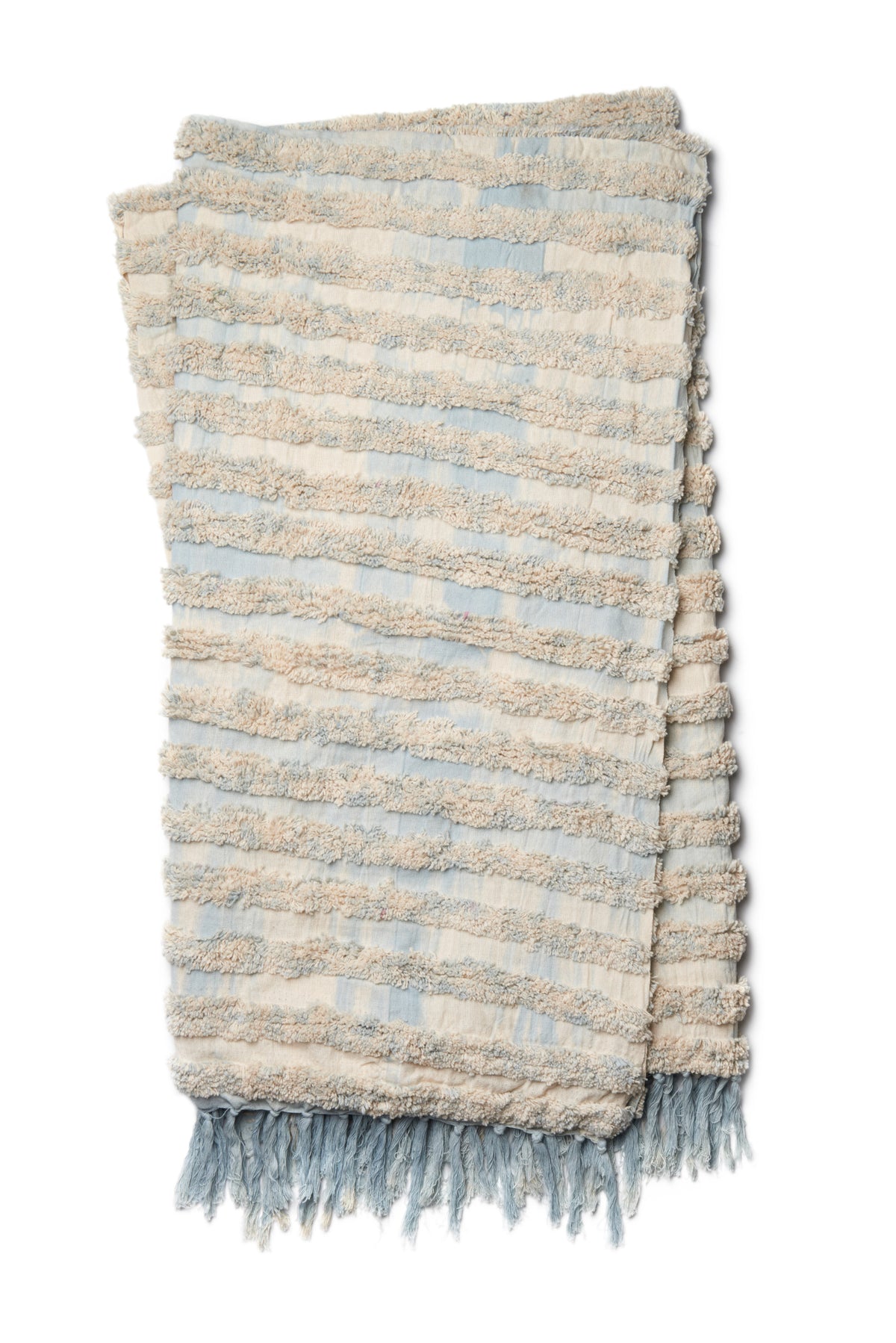 Tyra Lt. Blue Throw — a Loloi throw at Laurie Yapp Home.