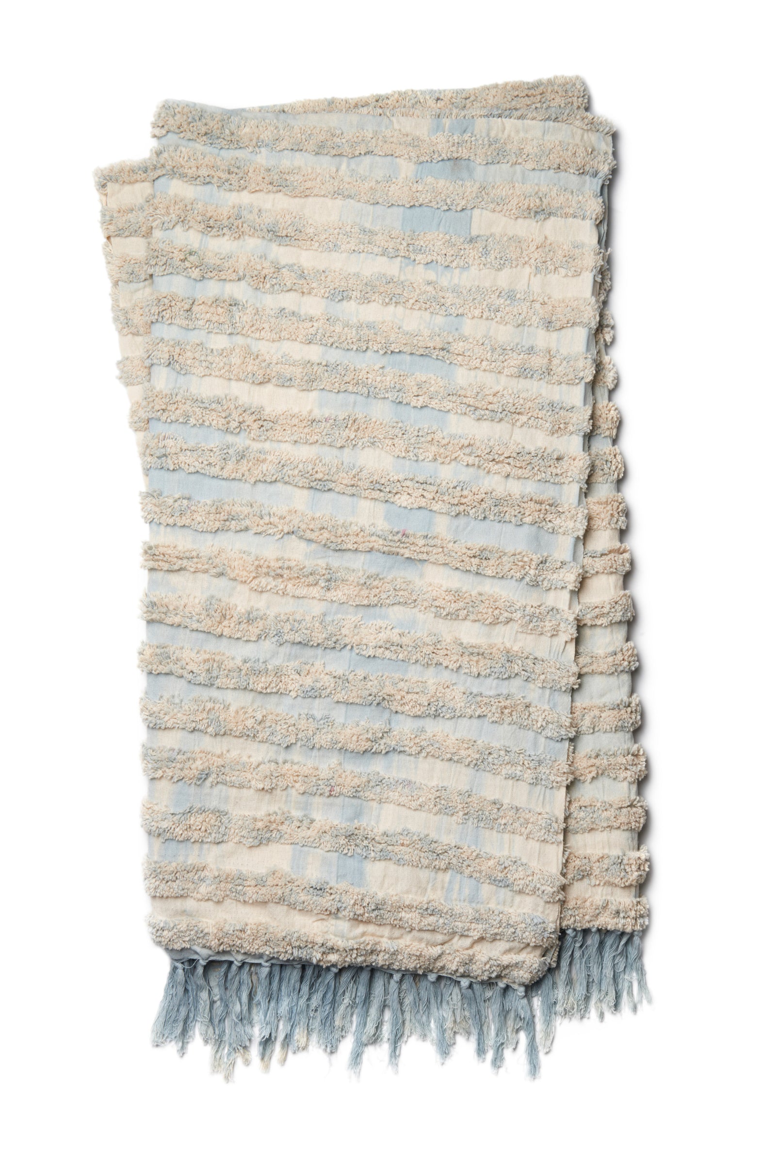 Tyra Lt. Blue Throw — a Loloi throw at Laurie Yapp Home.