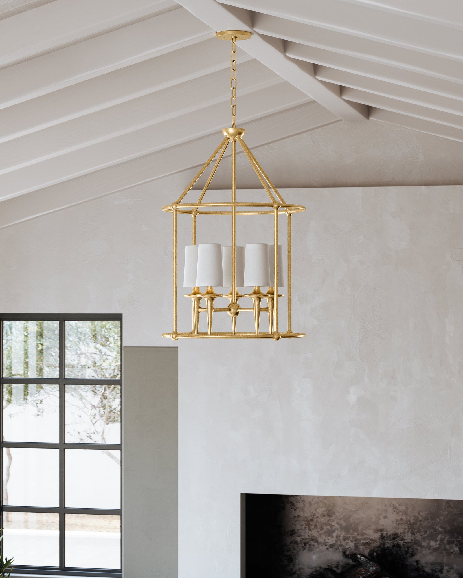 Torch Lantern 25" — a Hudson Valley lantern for entries, foyers, and covered porches at Laurie Yapp Home.