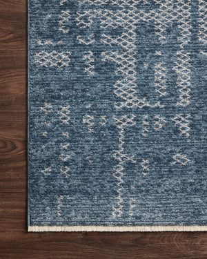 Vance Denim / Dove (Pattern 1) shown from a different angle to reveal its pattern.