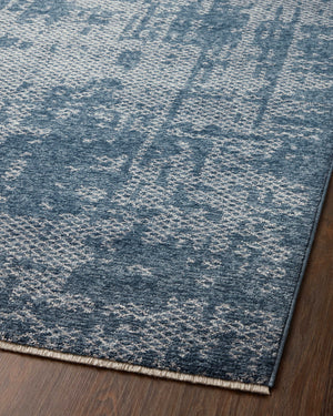 Vance Denim / Dove (Pattern 1) shown from a different angle to reveal its pattern.