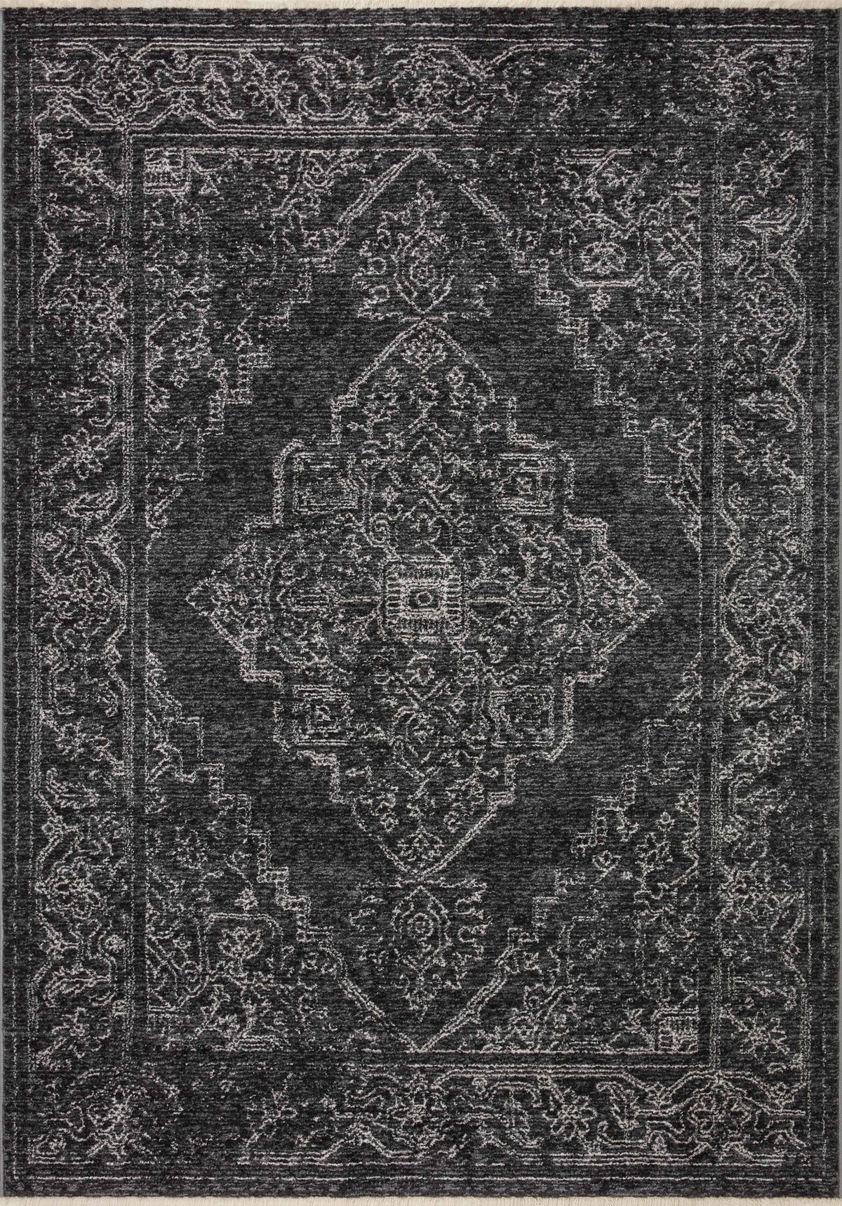 Vance Charcoal / Dove (Pattern 1) — a Loloi rug at Laurie Yapp Home.