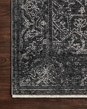 Vance Charcoal / Dove (Pattern 1) shown from a different angle to reveal its pattern.