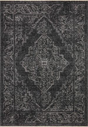 Vance Charcoal / Dove (Pattern 1) — a Loloi rug at Laurie Yapp Home.