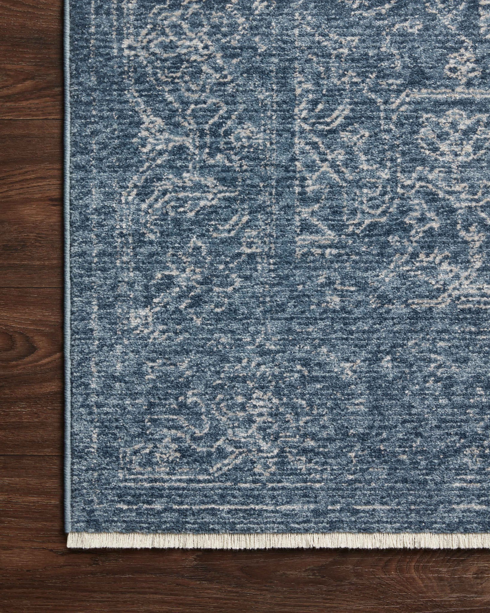 Vance Denim / Dove (Pattern 2) shown from a different angle to reveal its pattern.