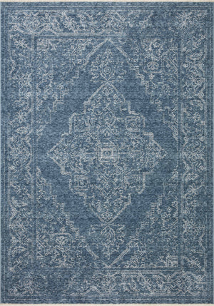 Vance Denim / Dove (Pattern 2) — a Loloi rug at Laurie Yapp Home.