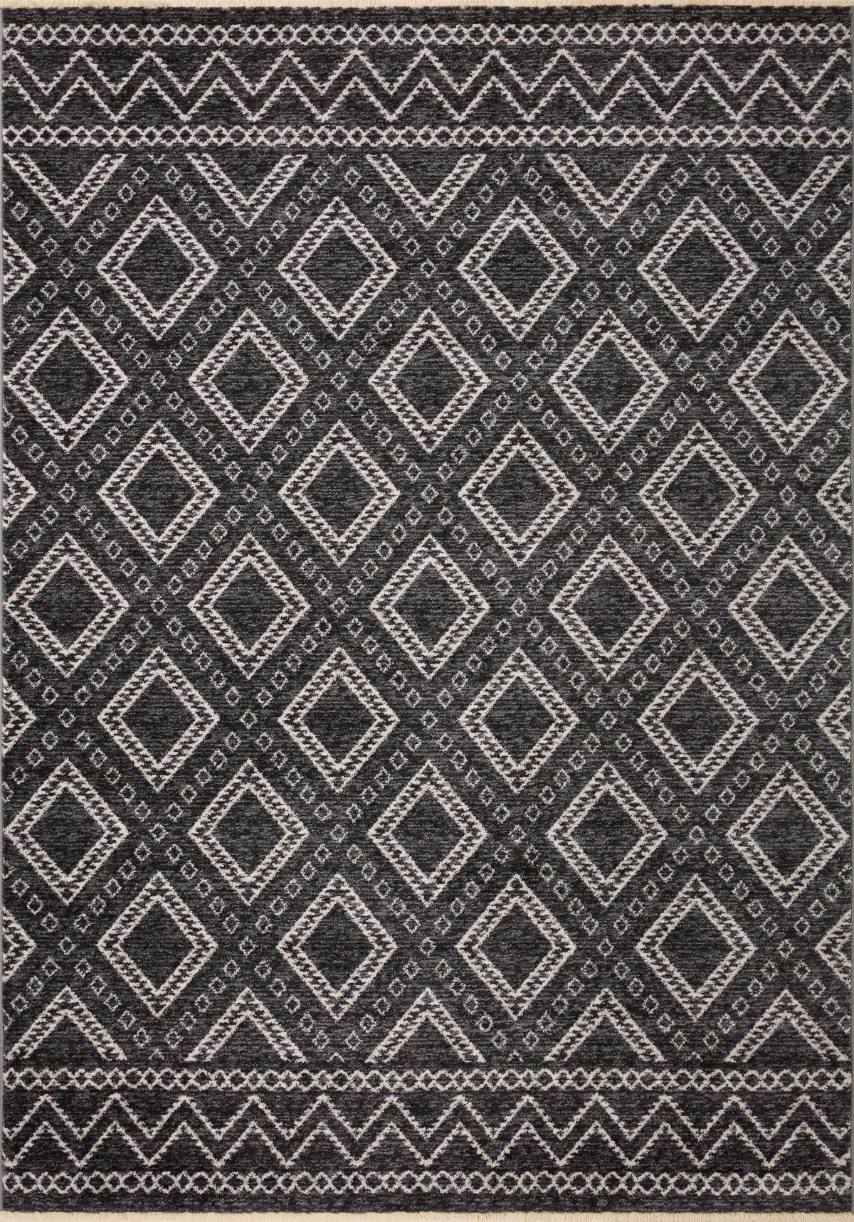 Vance Charcoal / Dove (Pattern 3) — a Loloi rug at Laurie Yapp Home.