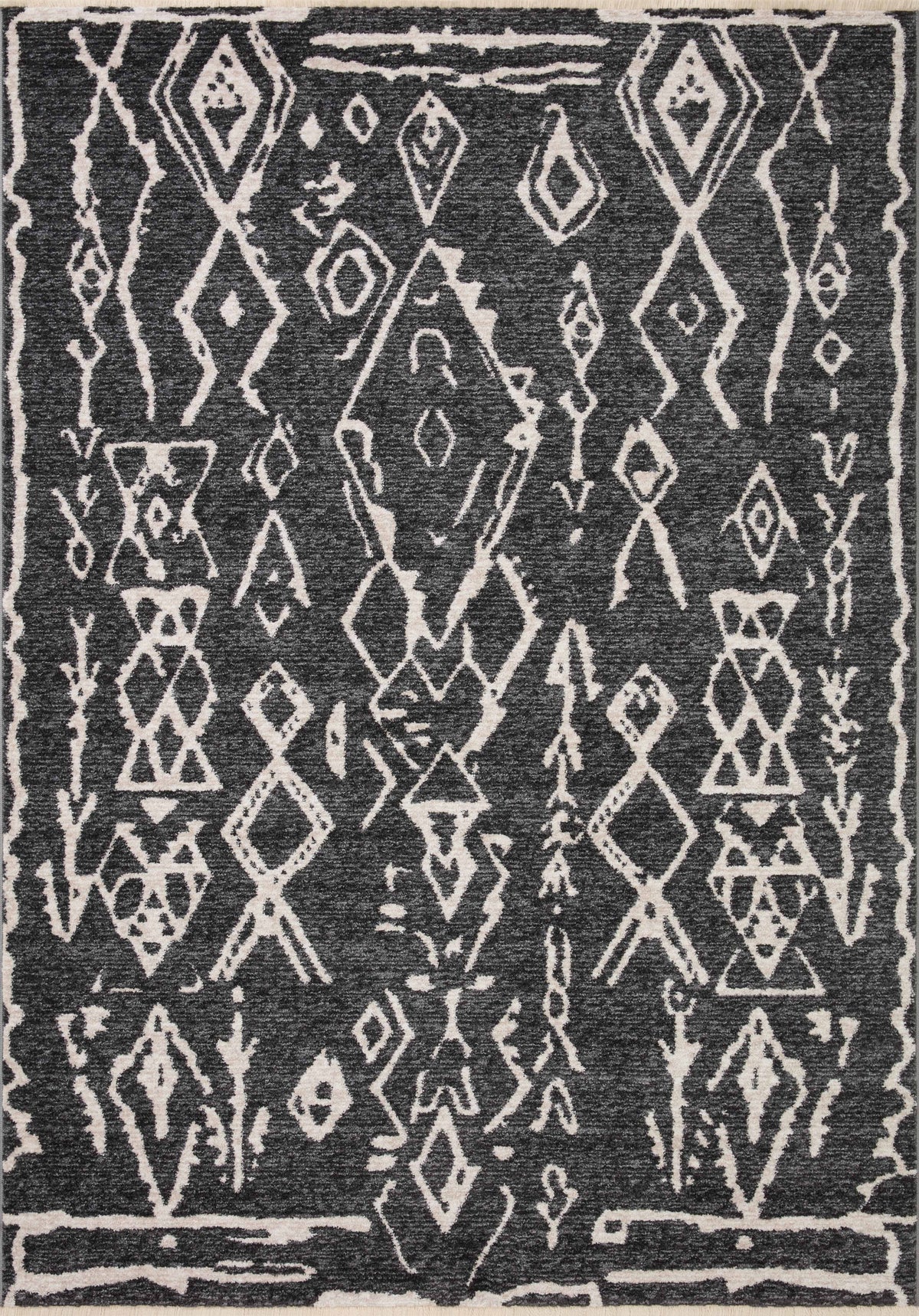 Vance Charcoal / Dove (Pattern 4) — a Loloi rug at Laurie Yapp Home.
